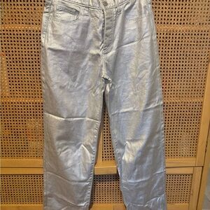Universal Thread Women's Mid-Rise Baggy Jeans Classic 90's Metallic Wash Size 2